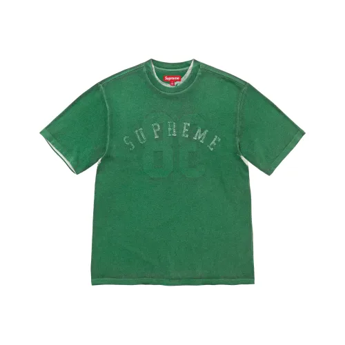 Supreme FW25 WEEK1 Overprint S S Топ T Рубашка Унисекс