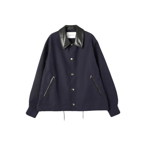 CULLNI FW25 Шамбре Габардин Точка Пуговица COACH JACKET Куртки Пальто Унисекс