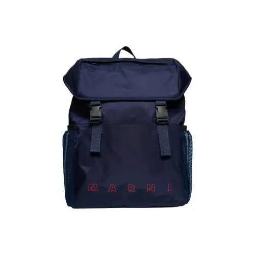 MARNI Нейлон Рюкзак Детский Морской Синий