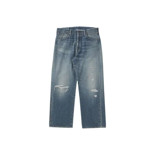 Visvim Светло-синие Мужские Джинсы