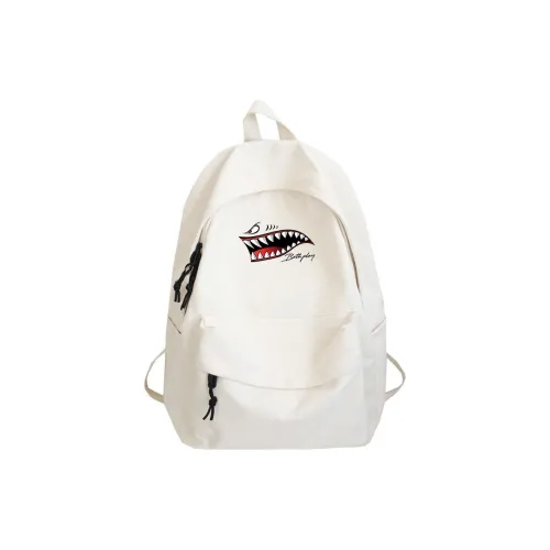 BOTH PLAY Холст Рюкзак Стандартный Унисекс Черный Белый