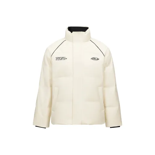 Skechers Pearl Ecru 034H Unisex Down Jackets Skechers Перламец Экрю 034H Унисекс Пуховики