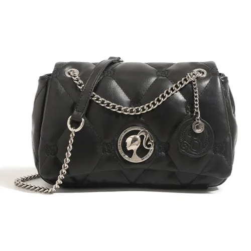 Барби ПУ (полиуретан) Сумка через плечо Сумка на плечо Женская Черная