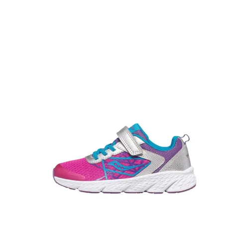 Saucony Low Топ Повседневные Беговые Кроссовки Фуксия Детские