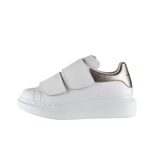 Alexander McQueen OVERSIZE Низкий Топ Повседневная Обувь Женская Белая