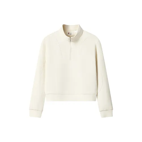 FILA Белый Свитшот Женский Ice Cream White