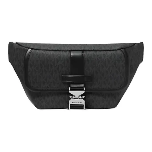 MICHAEL KORS Hudson Покрытый холст Бананка Стандартный Мужской Черный