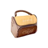 Бежевая сумка для макияжа