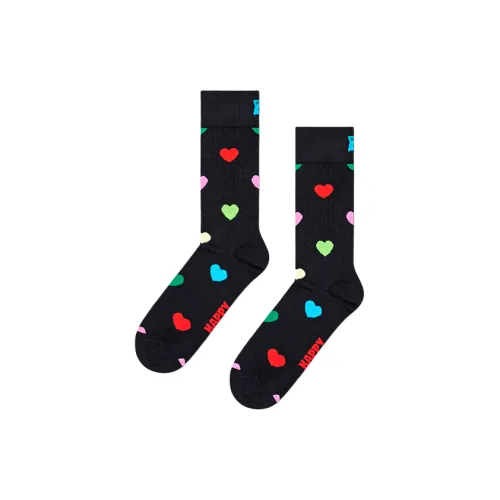 Happy Socks Высокие носки Спорт Отводящий влагу Формирование ноги Домашний Дышащий Унисекс