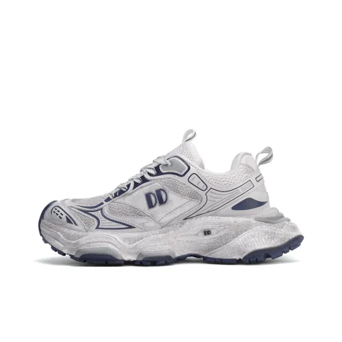 GLO BULL Противоскользящий Износостойкий Дышащий Увеличивающий высоту Низкий Топ Кроссовки с Толстой Подошвой Унисекс Белый Черный