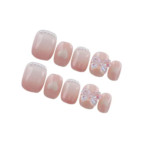 FINGERBOOK Принцесса в бегах Короткий Квадрат And Круглый Розовый Смужка Милый