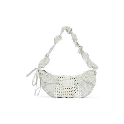 VANWALK Хлопок Сумка через плечо Средняя Женская Черная Бежевая Синяя