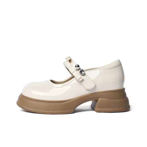 JOSINY Грубый каблук Мэри Джейн Женские обувь