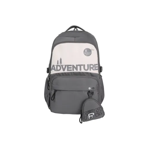 WRELS Nylon Backpack Standard Gray Black Khaki Green Light Blue