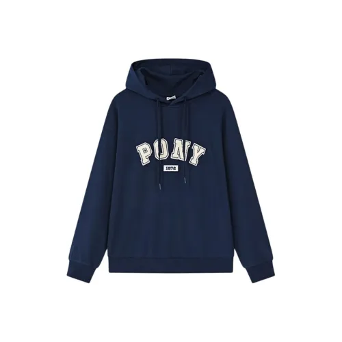 Pony Темно-синий Унисекс Свитшоты