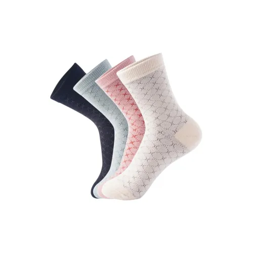 MAXDAVID 1263 1 Смешанный цвет 5 пар Женские носки MID до икры