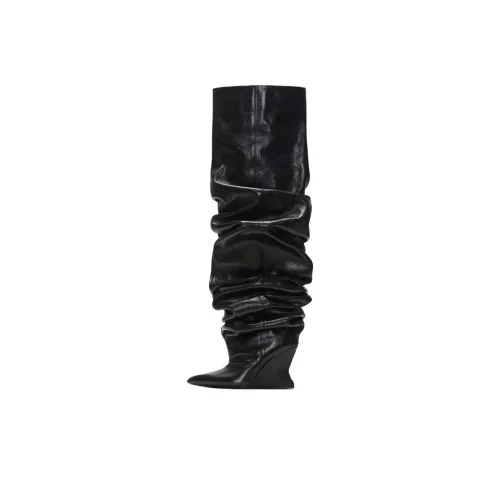 BALMAIN Over The Knee Boots 9,5cm Женские Черные