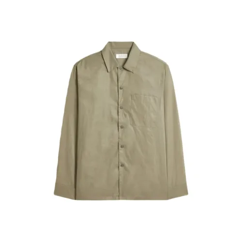 DRIES VAN NOTEN Рубашка Мужская Армейская Зеленая