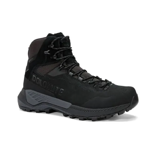 Dolomite Амортизация Водонепроницаемый Высокий Топ Альпинизм Походная обувь Мужской Черный