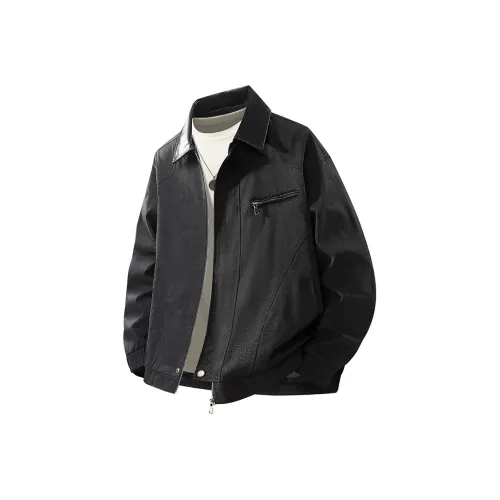 PGNC Мужской Модный Свободный крой Повседневный Универсальный Ветрозащитный Топ Куртка Унисекс