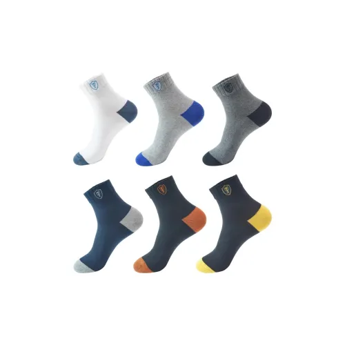 MAXDAVID 99176 Смешанный цвет 6 пар Мужские носки MID до икры