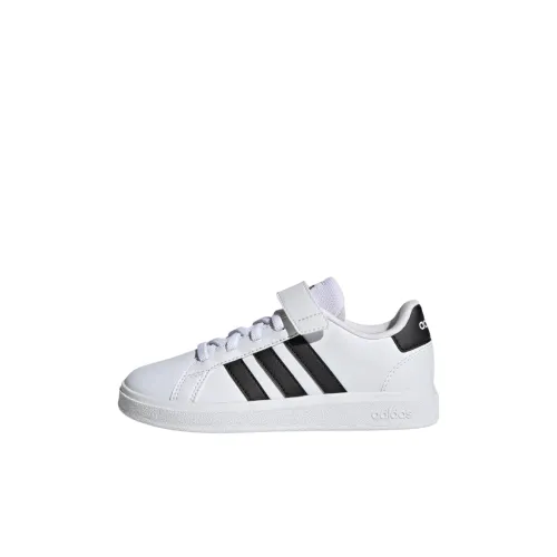 ADIDAS NEO GRAND COURT K Low Топ Детские Скейтбординги Белый черный Детский