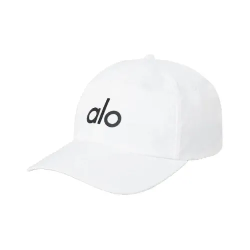 Alo Yoga Полиэстер Кепки Унисекс Белый