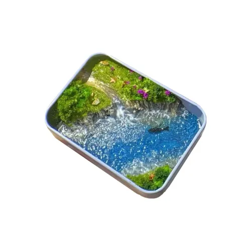 HUHUXIONG Peninsula Железная коробка Мини Морское побережье Материал Сумка DIY Игрушки