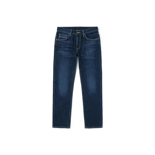 Lee Темно-синий Мужской Джинсы