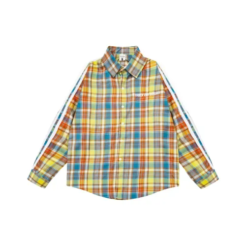 XIAOLIZI Желтая Унисекс Рубашка