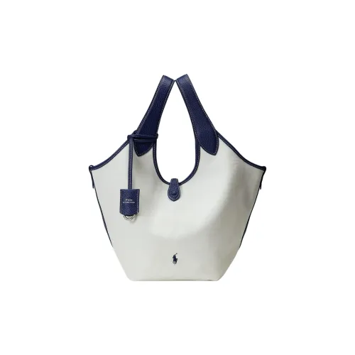 Polo Ralph Lauren Хлопок Сумка Женская Белая и Синяя
