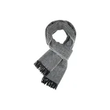 Чёрный и белый елочка узор 0IM