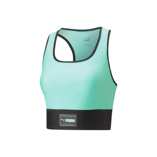 PUMA Зеленый Женские Спортивные Майки Без Рукавов