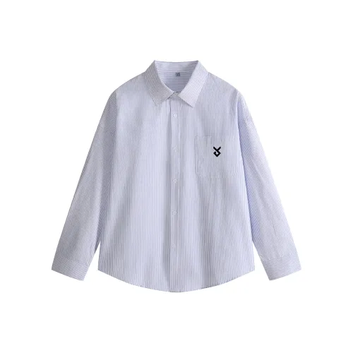 Fingercrox Early AUTUMN Многослойность Essentials Long Sleeved Рубашка Унисекс