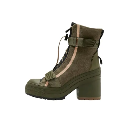 Converse Chuck Taylor All Star High Топ Повседневная обувь Женская Зеленая