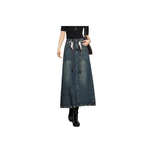 WESTLINK Деним Длинная Юбка Женская