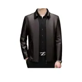 Кофейный пиджак без подкладки