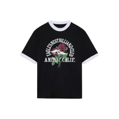 AMIRI FW25 Черные Мужские T-рубашки