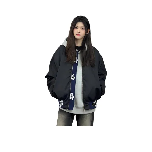 ZIAREL Черный с съемным логотипом унисекс куртки