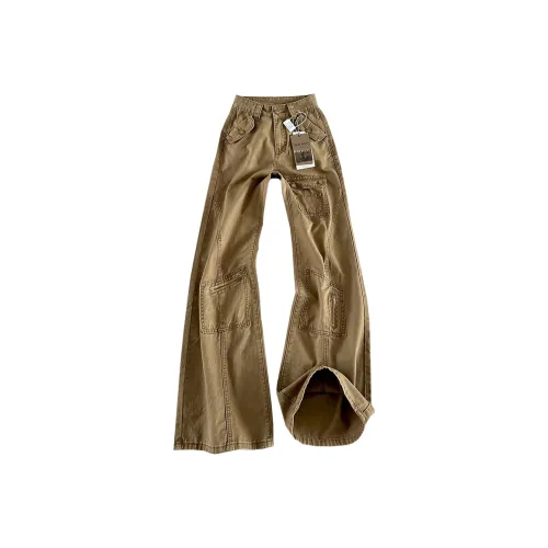 MUCCHIC Khaki Женские Джинсы