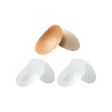 Большой размер, силиконовый прозрачный комплект из 2 пар + губка кожа 1 пара