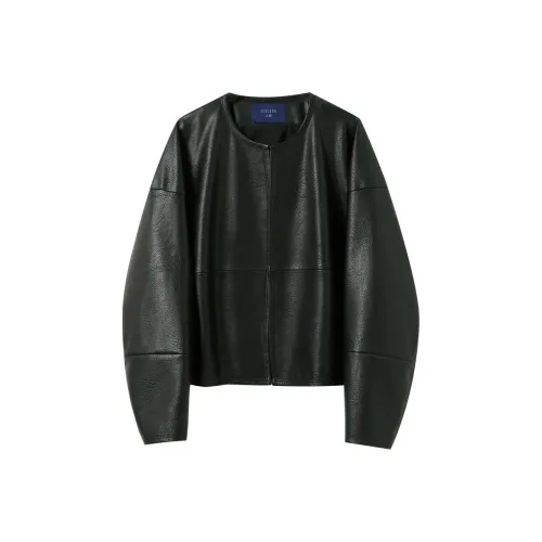 3COLOUR Классический черный Женские кожаные куртки