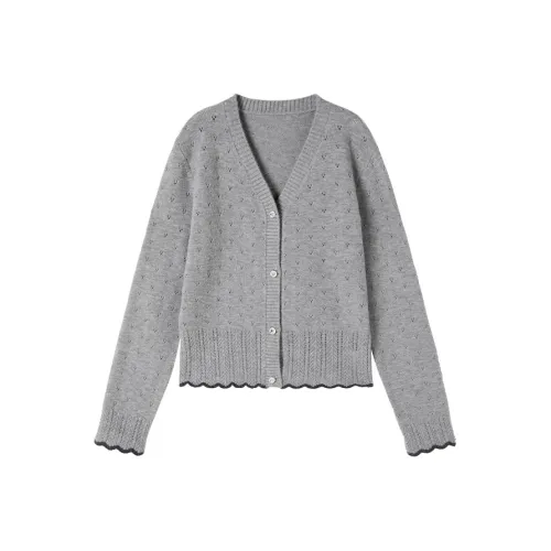 XIANGYING Светло-серый Женский Трикотаж