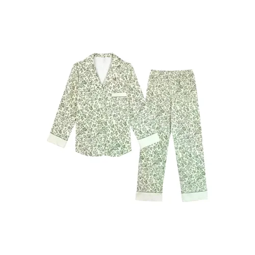 IIZZINI Железо Wire Лотос Тонкий Velvet Long Брюки с длинным рукавом Женские Комплект Женские Пижамные комплекты