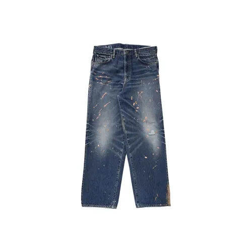 Visvim Men's Blue Jeans Visvim Мужские Синие Джинсы