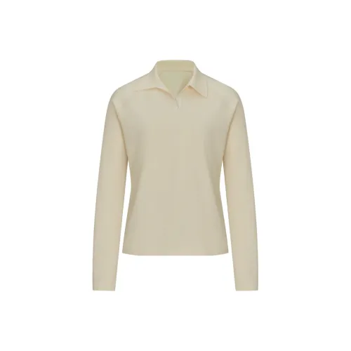 DESCENTE Городской Коммутирование Женские Длинный рукав Поло Женские