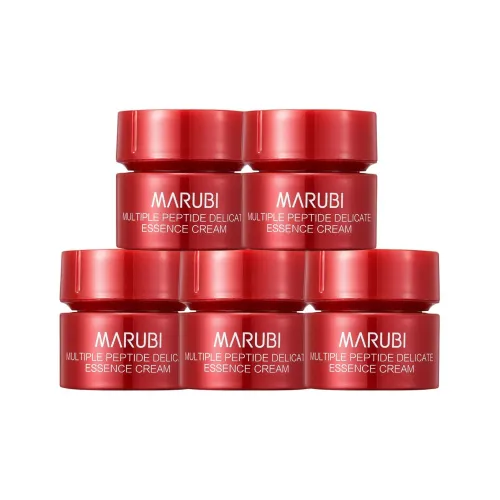 MARUBI Красный Пен MULTI Peptide Essence Крем Портативный 10г*5 Бутылок Sample Версия Укрепляющий Увлажняющий