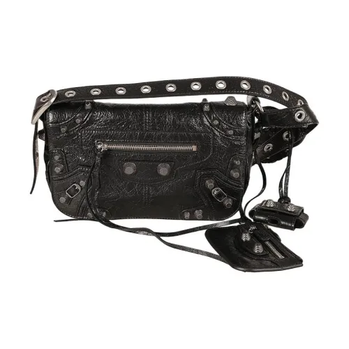 Balenciaga Le Cagole Sheepskin Сумка через плечо Унисекс Черный