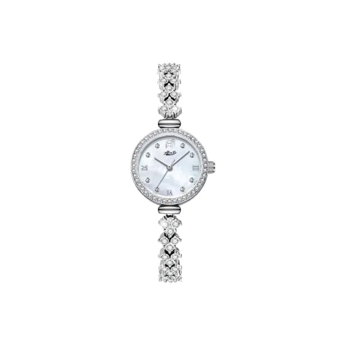 Ali The Fox Кварцевый механизм Женские часы 26 мм Жемчужная раковина Цвет