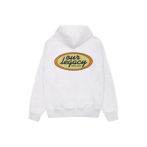 Stussy OUR LEGACY Collaboration Work SHOP OVAL ZIP Hoodie Sweatshirt Unisex